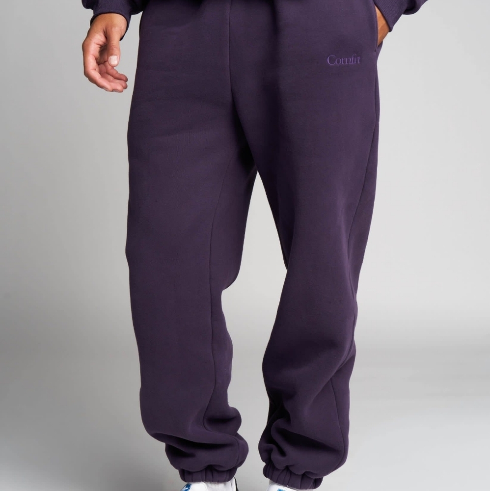 🥰2-Pc SeT ❤️NIP❤️ Comfrt SIGNATURE HOODIE & SWEATPANTS BLACKBERRY S/M - Picture 14 of 16